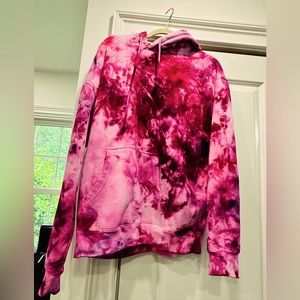 Tie Dyed PINK HOODIE    💕”Pink Clouds“☁️💕 For Men & Women
